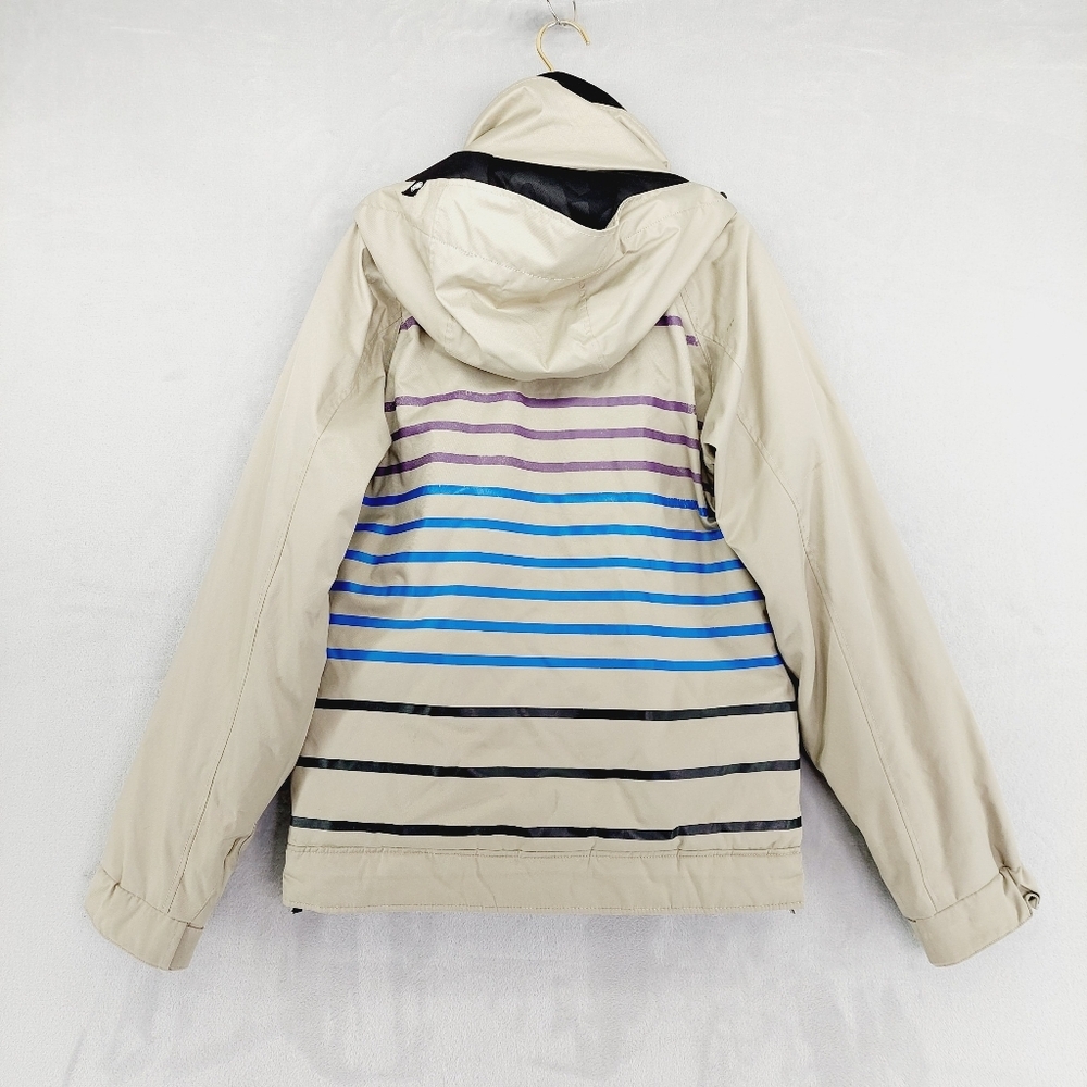 Nomis Women's Waterproof Striped Casual Zip Up Winter Ski Jacket Z97 - Picture 6 of 14